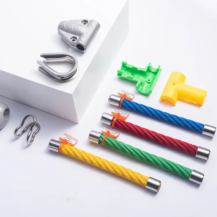 6-Strand Steel Wire Composite Rope with accessories for fishing gears and slings