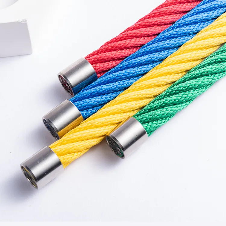 6-Strand Steel Wire Composite Rope red yellow blue green color set