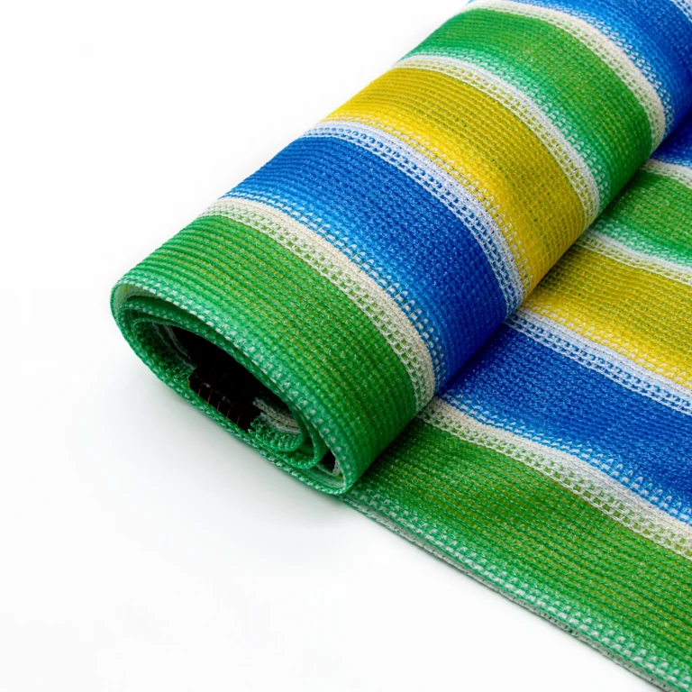 Multi-Color Balcony Shade Privacy Net – GreenBlueBlackGrayBeige-1