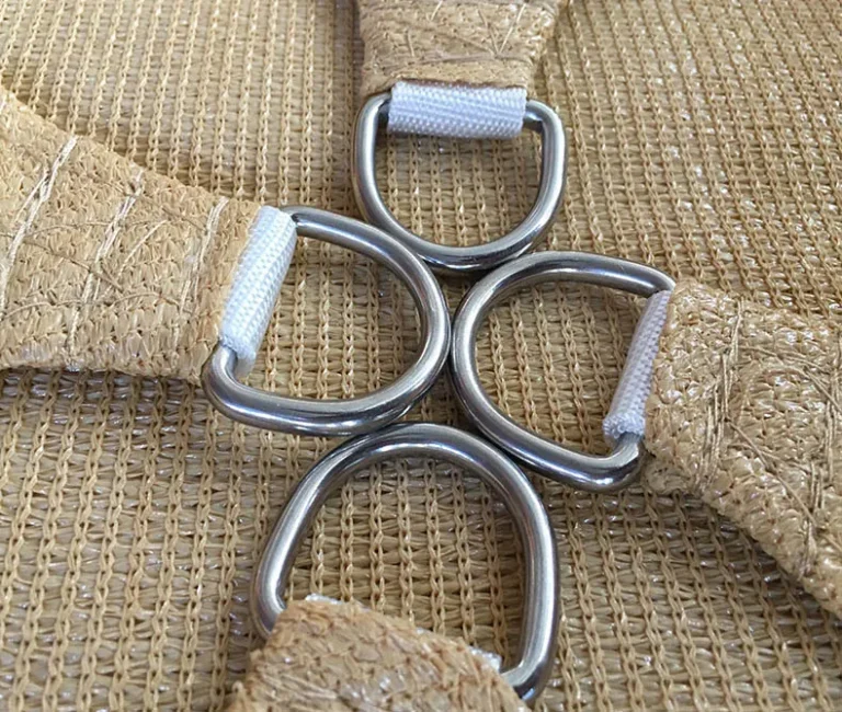 Triangle Shade Sail – Stainless Steel D-Ring, Tear Resistant
