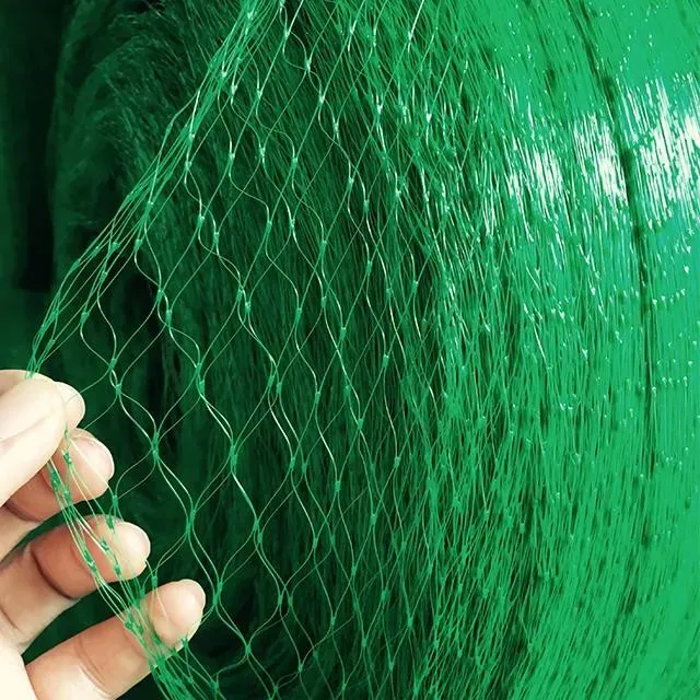 green hdpe bird netting uniform mesh