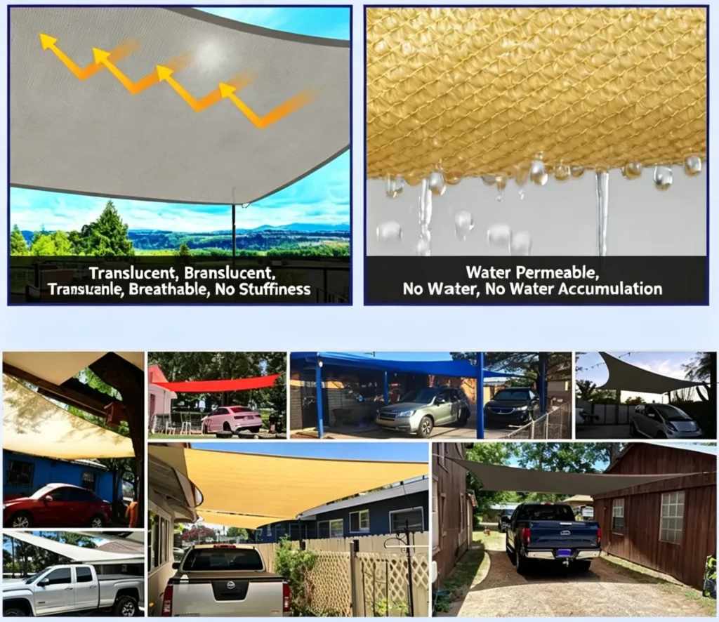 tropical commercial shade sail scenarios